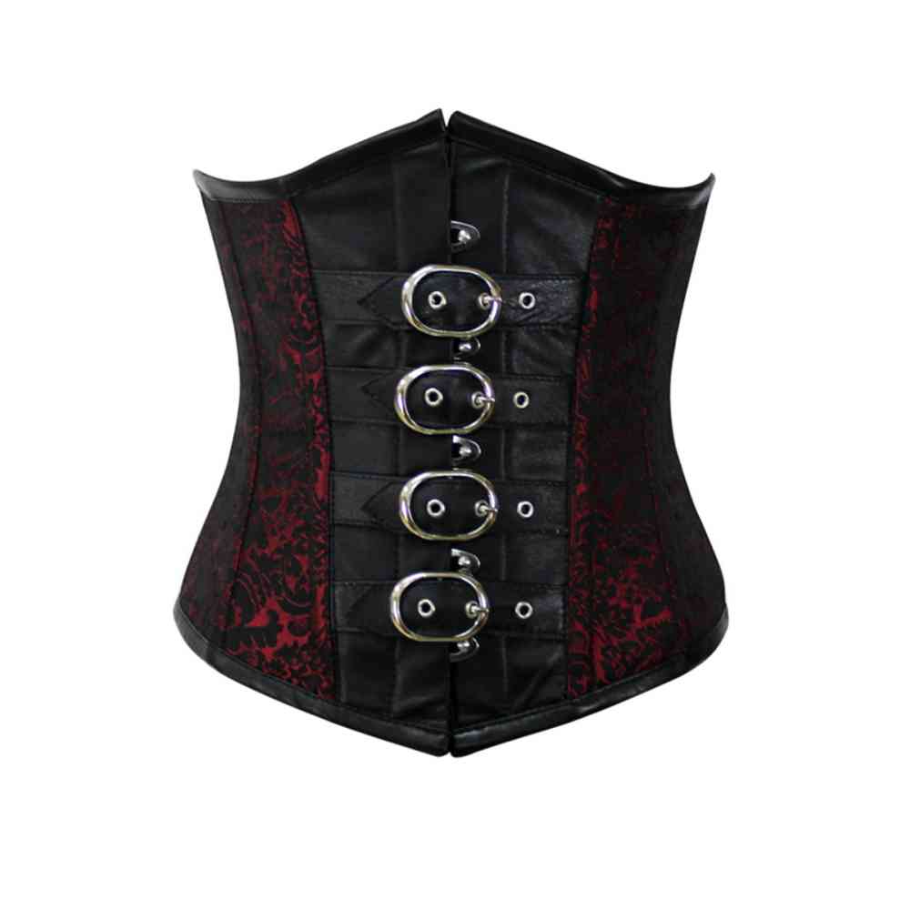 Attitude Corsets - Arikarion Underbust korset - Rood/Zwart